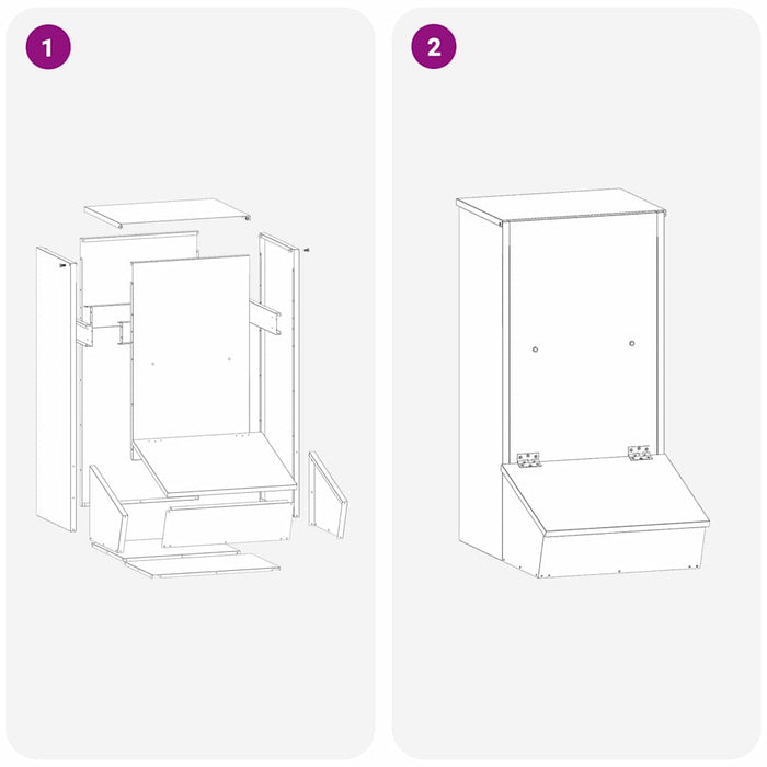 Fôringsautomat for Svin Olivengrønn 55 x 51 x 91.5 cm