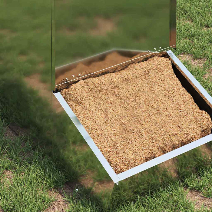 Fôringsautomat for Svin sølv 55 x 51 x 91.5 cm Galvanisert Stål