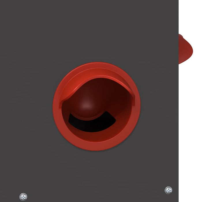 Hønsefutteral Svart 60.5 x 29 x 51 cm Kaldvalsget Stål