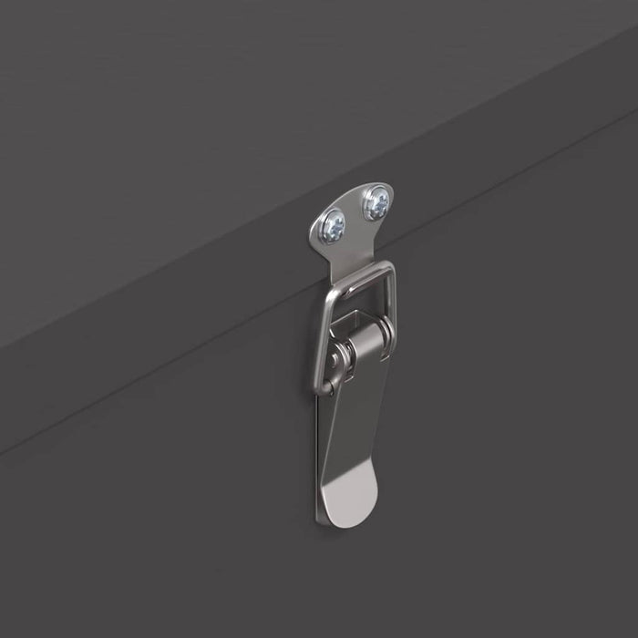 Hønsefutteral Svart 60.5 x 29 x 51 cm Kaldvalsget Stål