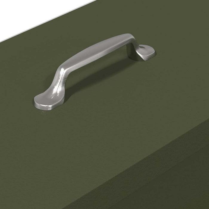 Hønsefutteral Olivengrønn 41,5 x 20,5 x 33 cm Kaldvalsget Stål