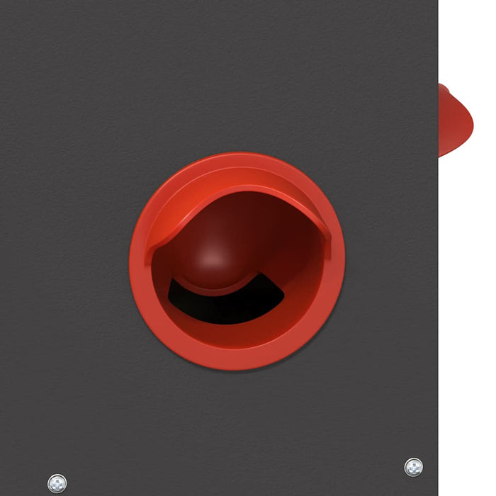 Hønsefutteral Svart 32,5 x 20,5 x 43 cm Kaldvalsget Stål