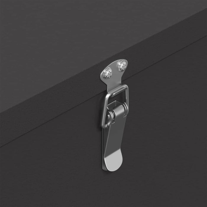 Hønsefutteral Svart 32,5 x 20,5 x 43 cm Kaldvalsget Stål