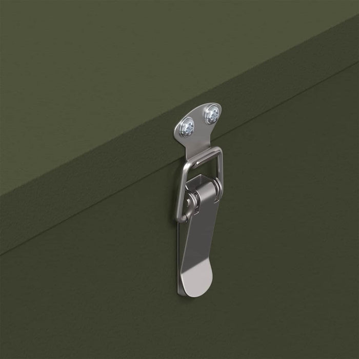 Hønsefutteral Olivengrønn 32,5 x 20,5 x 43 cm Kaldvalsget Stål