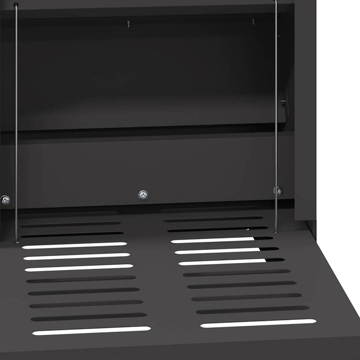 Kylling Trampefrø Svart 25 x 42 x 40 cm Kaldvalsget Stål