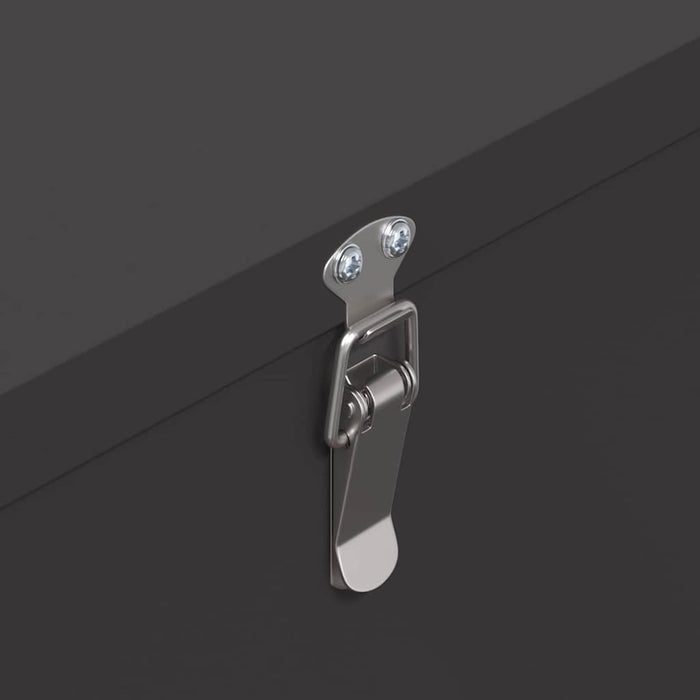 Hønsefutteral 2 pcs Svart 60.5 x 29 x 51 cm Kaldvalsget Stål