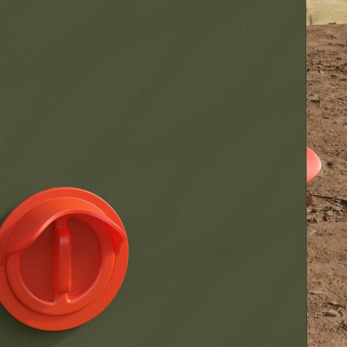 Hønsefutteral 2 pcs Olivengrønn 32,5 x 20,5 x 43 cm