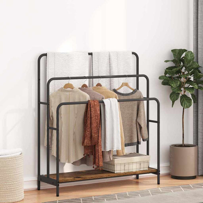 Klesstativ Gammelt tre 90 x 30 x 100.5 cm Konstruert tre