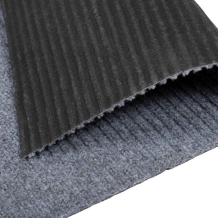 Teppeløper Lysegrå 100 x 250 cm stoff