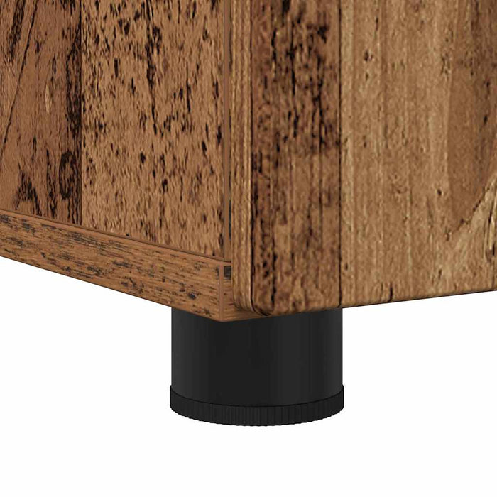 Baderomsinnredningssett 3 pcs Gammelt tre 61 x 35 x 64 cm