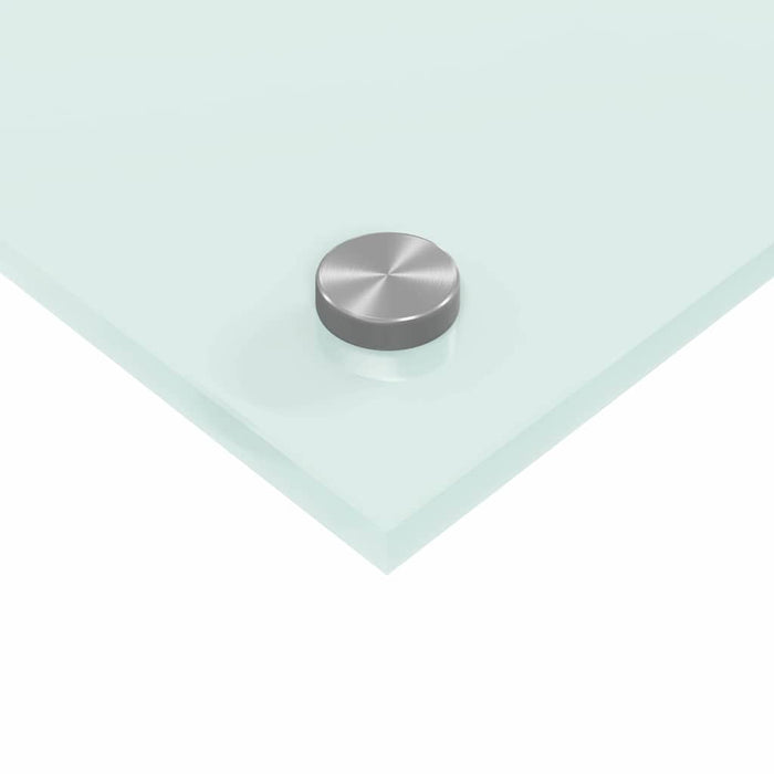 Kjøkkenbakplate Hvit 80 x 60 x 0.8 cm herdet glass