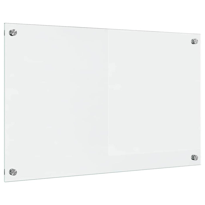 Kjøkkenbakplate Gjennomsiktig 80 x 50 x 0.8 cm herdet glass