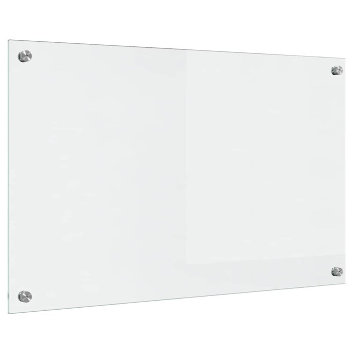 Kjøkkenbakplate Gjennomsiktig 80 x 50 x 0.8 cm herdet glass