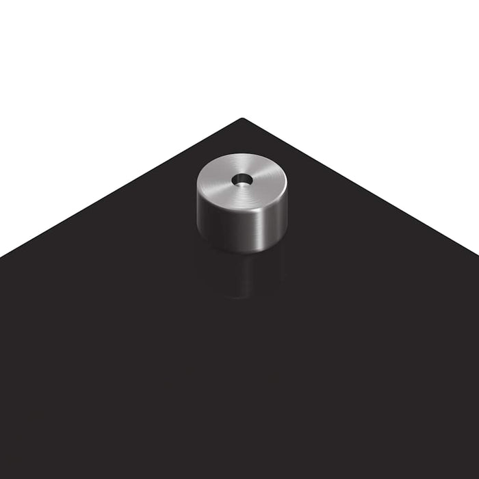 Kjøkkenbakplate Svart 100 x 50 x 0,8 cm herdet glass