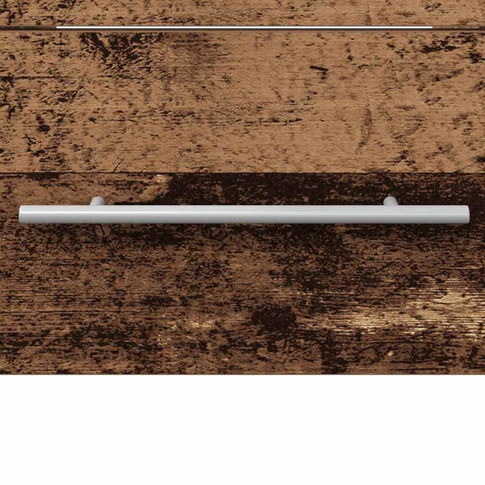 Vaskeskap med skuff Gamle tre 38,5 x 41 x 48 cm Konstruert tre