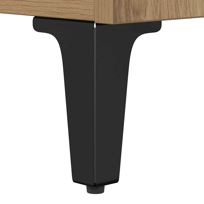 Sko Skap med skuff artisan eik 102 x 36 x 60 cm Konstruert tre