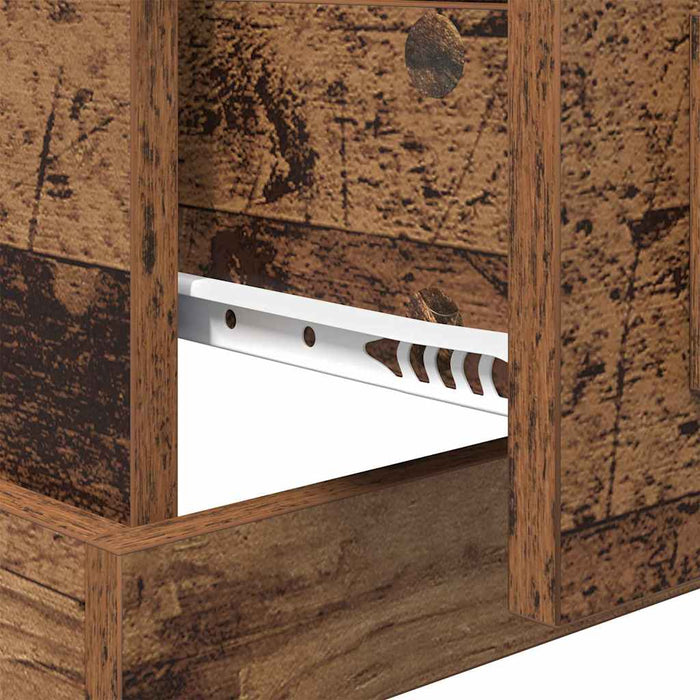 Nattbordskap Gammelt tre 50 x 50 x 60 cm Konstruert tre