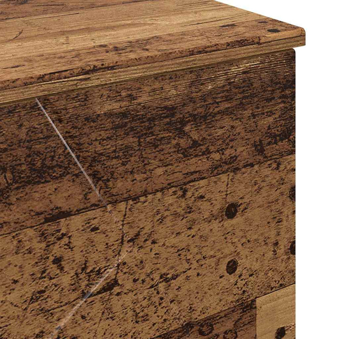 Baderomsskap Gammelt tre 76.5 x 35 x 64 cm Konstruert tre