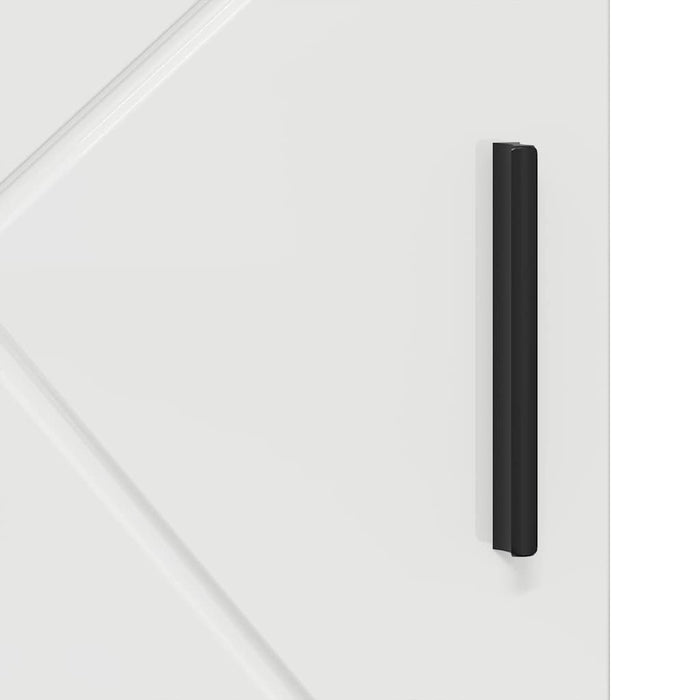 Baderomsskap Høyglans hvit 30 x 35 x 95 cm Konstruert tre