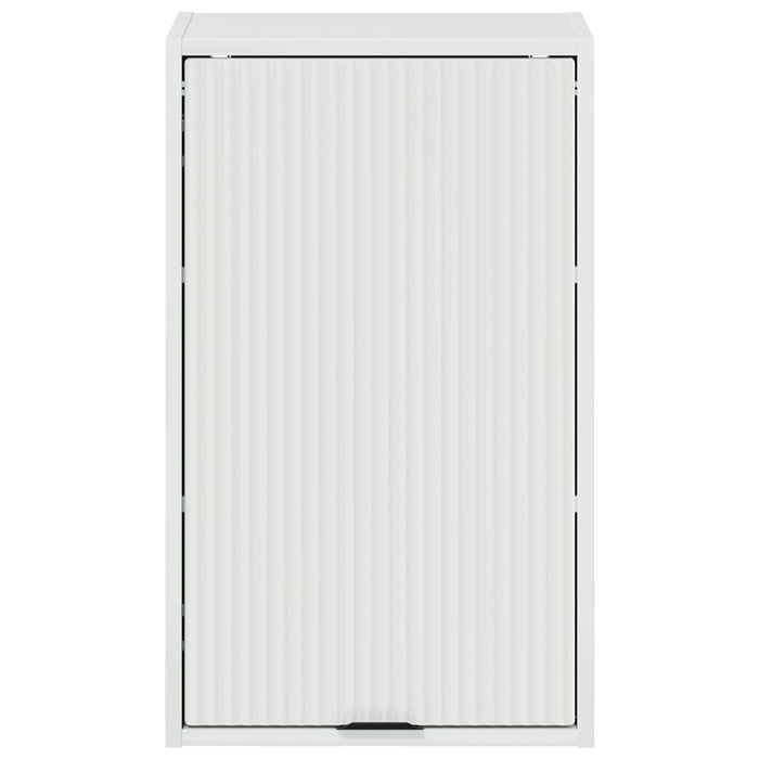 Baderomsskap Høyglans hvit 39 x 23.5 x 65 cm Konstruert tre