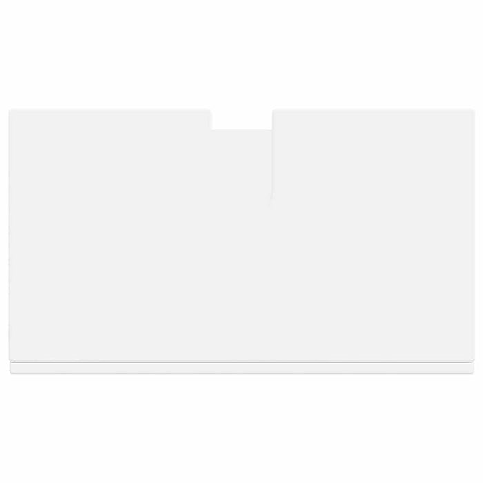 Bad vaskeskap med dør TULUM Hvit 60 x 34 x 63 cm Konstruert tre