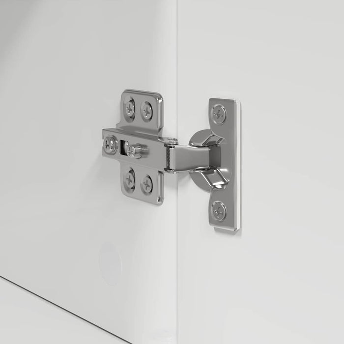 Baderomsskap med lagring TULUM Høyglans hvit 37 x 31.5 x 82 cm