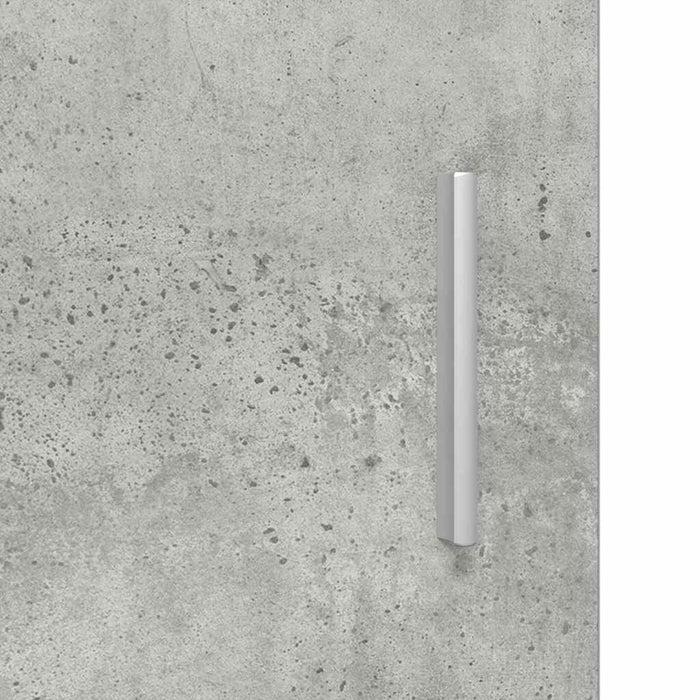 Baderomsskap TULUM Betonggrå 37 x 31.5 x 203 cm Konstruert tre