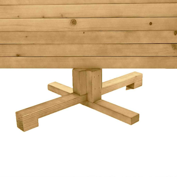 Juletre med stativ Brun 120 cm Heltre furu