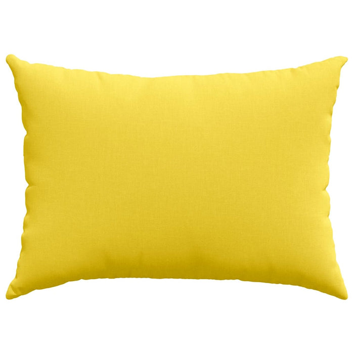 Sofaputer 2 pcs Lys Gul 70 x 50 cm stoff