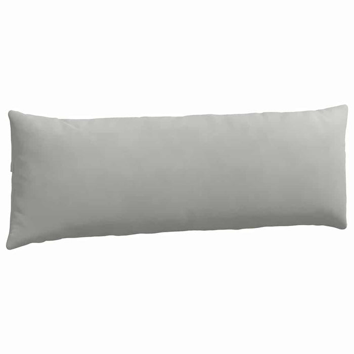 Sofaputer 2 pcs Lysegrå 120 x 40 cm stoff