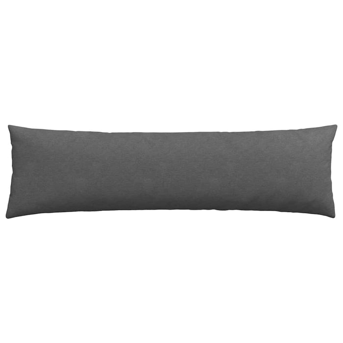 Sofaputer 2 pcs Mørkegrå 145 x 40 cm Corduroy stoff