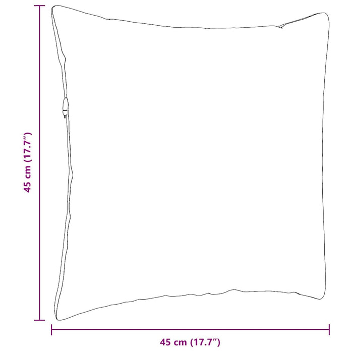 Sofaputer 2 pcs Blå 45 x 45 cm Corduroy stoff