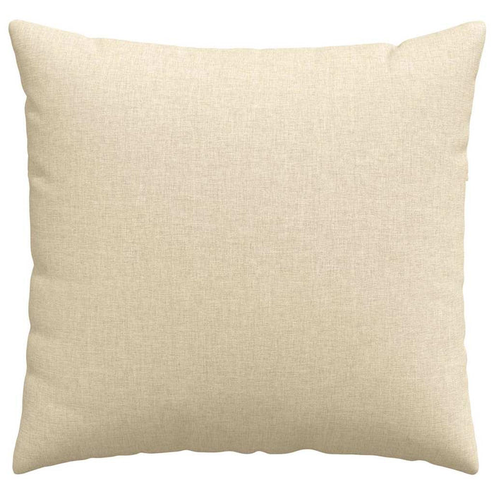 Sofaputer 2 pcs Krem 50 x 50 cm stoff