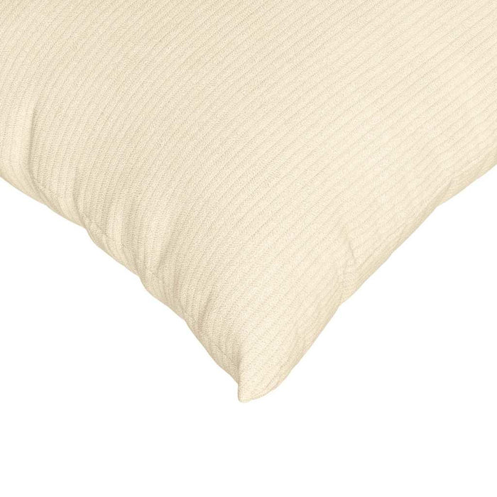 Sofaputer 2 pcs Krem 60 x 60 cm Corduroy stoff