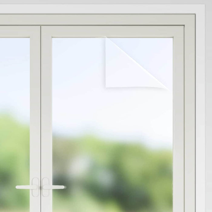 Statisk Vindusfilm Frostet grå 90 x 500 cm PVC