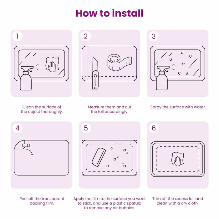 Selvheftende Vindu Film Frostede striper 60 x 2000 cm PVC