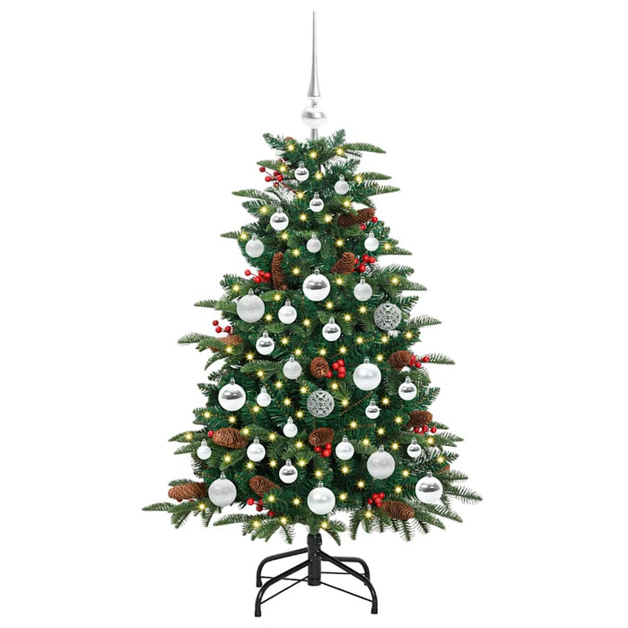 Kunstig juletre grønn 120 cm PVC og Metall og Plast