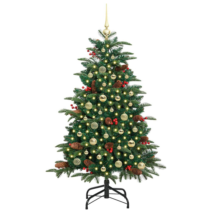 Kunstig juletre grønn 150 cm PVC og Metall og Plast