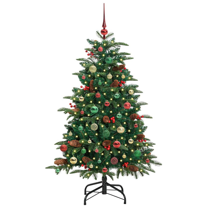 Kunstig juletre grønn 150 cm PVC og Metall og Plast