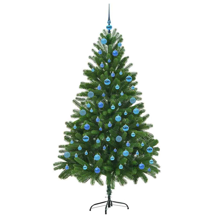 Juletre med 300 LED med stativ grønn 180 cm PE