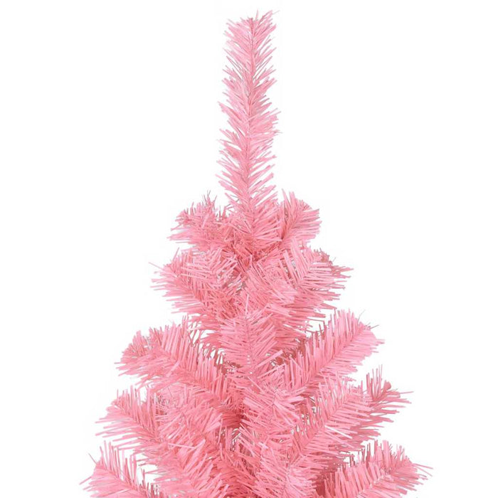 Juletre med 300 LED med stativ Rosa 240 cm PVC