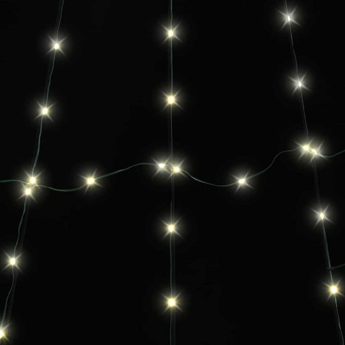 LED juletre med 276 LED med jordspyd Varmhvit 511 cm Metall