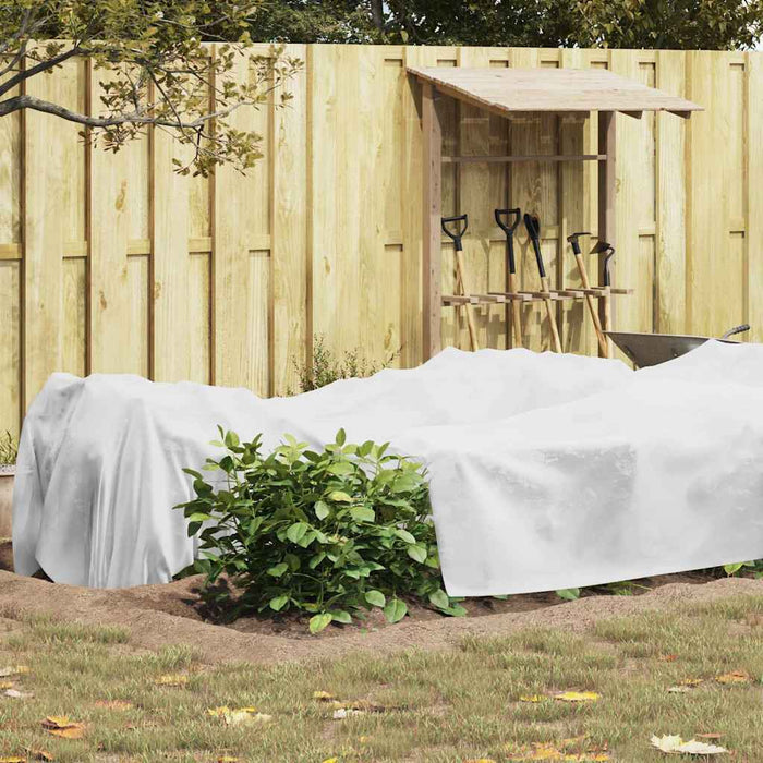Frostbeskyttelse Plante Fleece Hvit 100 x 3,2 m Uvevd Stoff