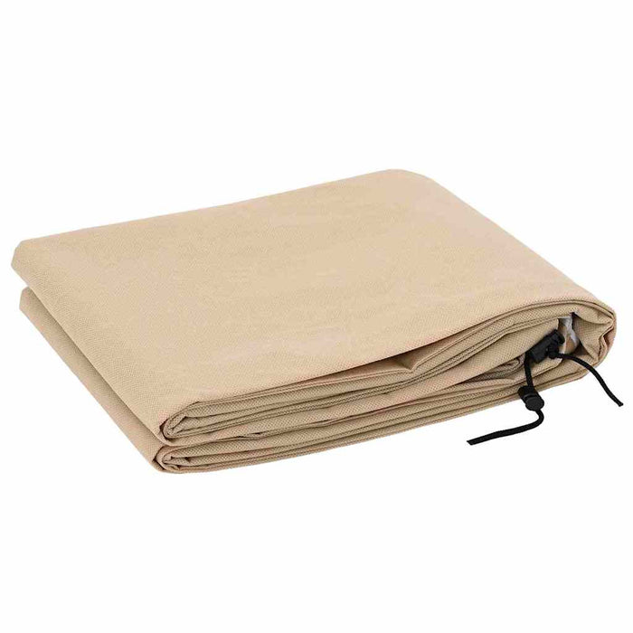 Frostbeskyttelse Plantefleece Dekker 5 pcs Beige 1,55 x 1,55 m