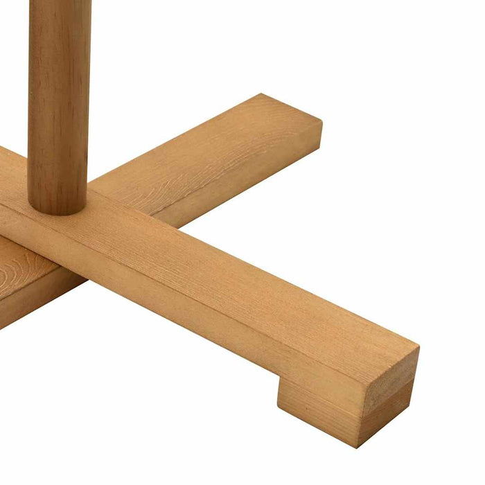 Trekjuletrær med stativ Brun 210 cm Heltre furu