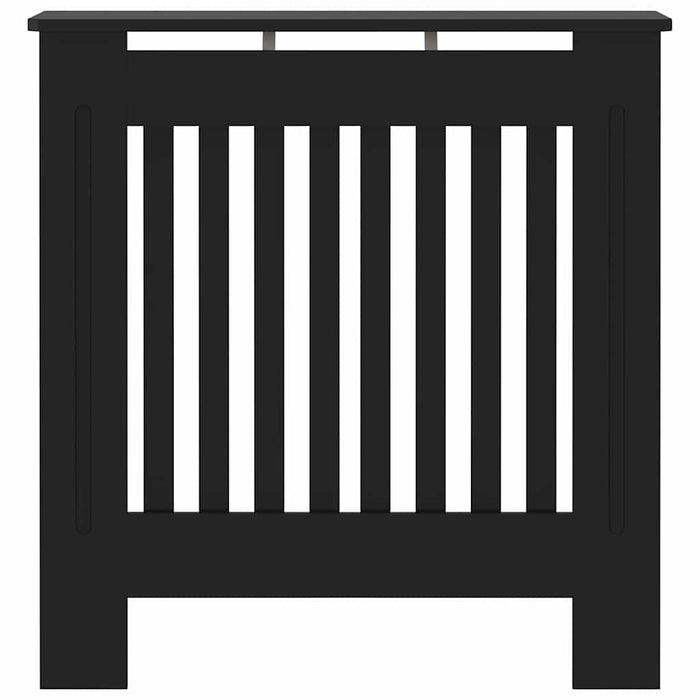 Radiator Deksel 2 pcs Svart 78 x 19 x 81.5 cm Konstruert tre