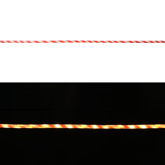 Lyskabel med 1200 LED Varmhvit 50 m PVC