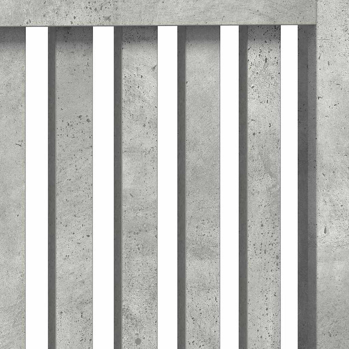 Radiator Deksel Betonggrå 172 x 19 x 81,5 cm Konstruert tre