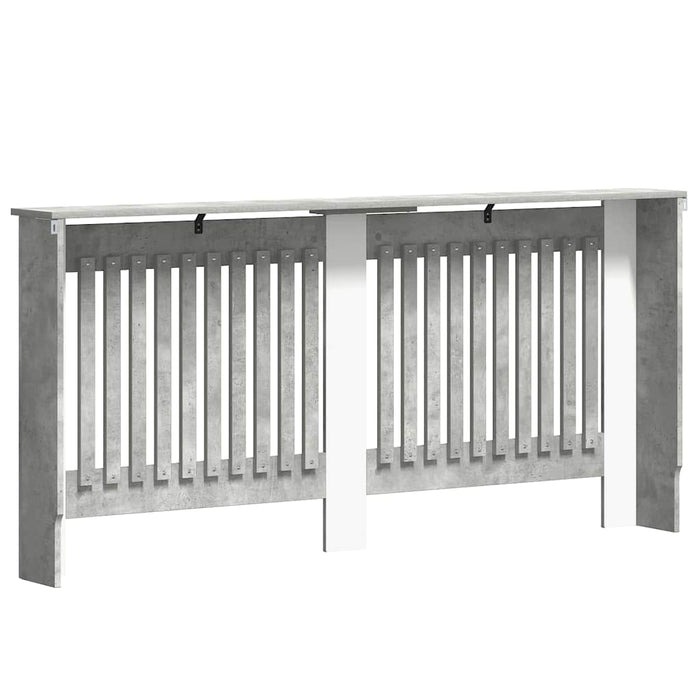 Radiator Deksel Betonggrå 172 x 19 x 81,5 cm Konstruert tre
