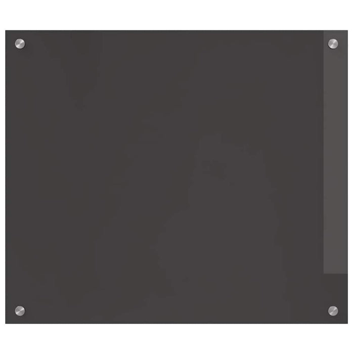 Kjøkkenbakplate 2 pcs Mørkegrå 70 x 60 cm herdet glass